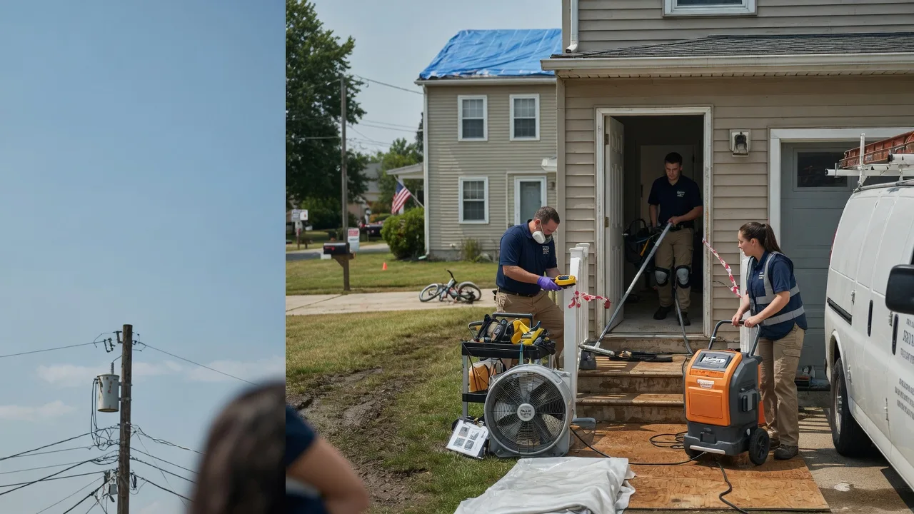 Water Damage Repair in Green Valley, WI near me
